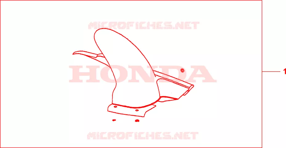 LECHE ROUE ARRIERE NHA48M Honda MOTO 1000 CBF 2007  CBF1000S7