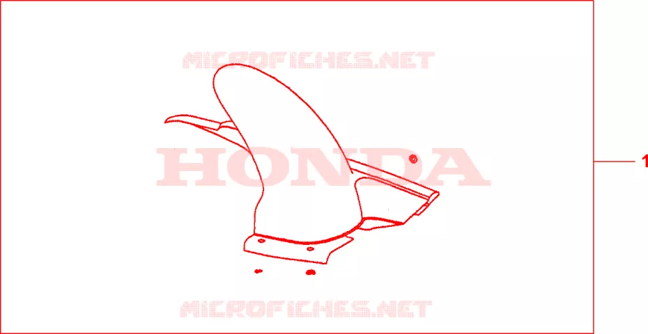 LECHE ROUE ARRIERE YR254M Honda MOTO 1000 CBF 2007  CBF1000S7