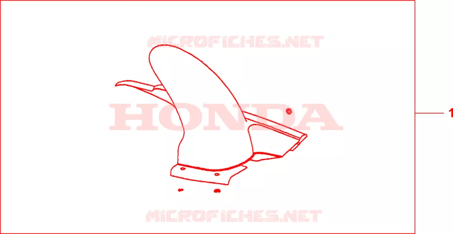 LECHE ROUE ARRIERE NHA48M Honda MOTO 1000 CBF 2008  CBF10008