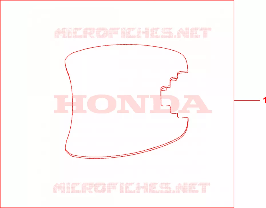 TAPIS TOP CASE 35L Honda MOTO 1000 CBF 2008  CBF1000S8
