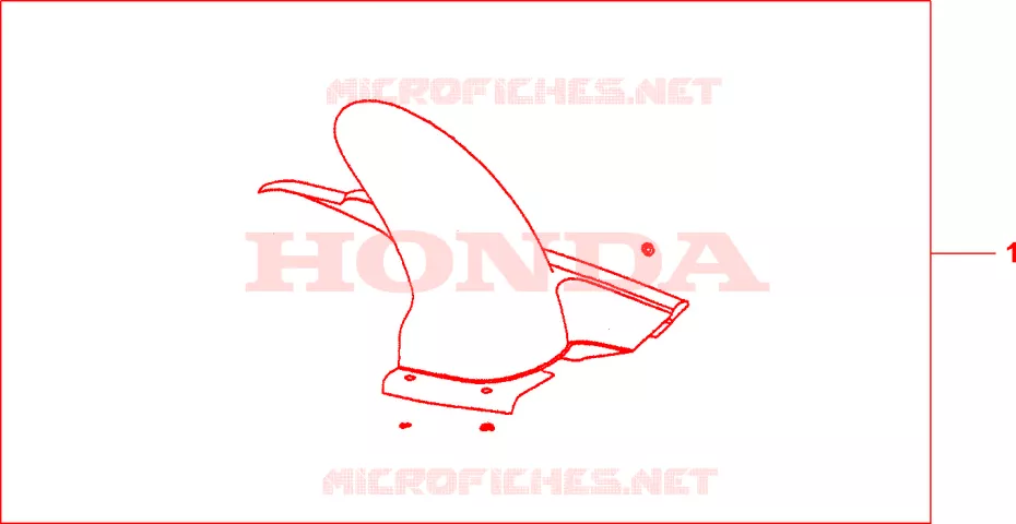 LECHE ROUE ARRIERE PEARL NIGHTSTAR BLACK Honda MOTO 1000 CBF 2010  CBF1000A