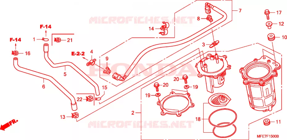 POMPE A ESSENCE Honda MOTO 750 SHADOW 2009  VT750C29