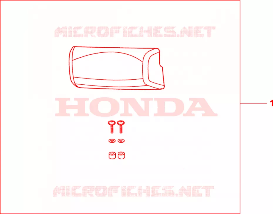 DOSSERET DE TOP CASE (TOP) Honda MOTO 700 TRANSALP 2008  XL700VA8