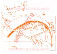 F06 pour Honda CB 750 FOUR de 1976