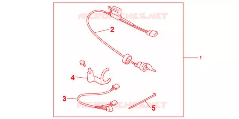 KIT PRISE 12V Honda MOTO 800 CROSSRUNNER 2011  VFR800XB