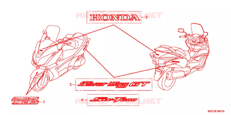 t (FJS600A9-2KO/FJS600AB/DB) Honda SCOOTER 600 SILVERWING 2012  FJS600AB