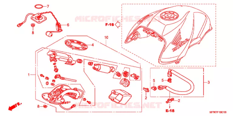 POMPE A ESSENCE Honda MOTO 1000 CB 2012  CB1000RC