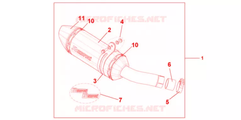 SILENCIEUX TITANE Honda MOTO 600 HORNET 2012  CB600FAC