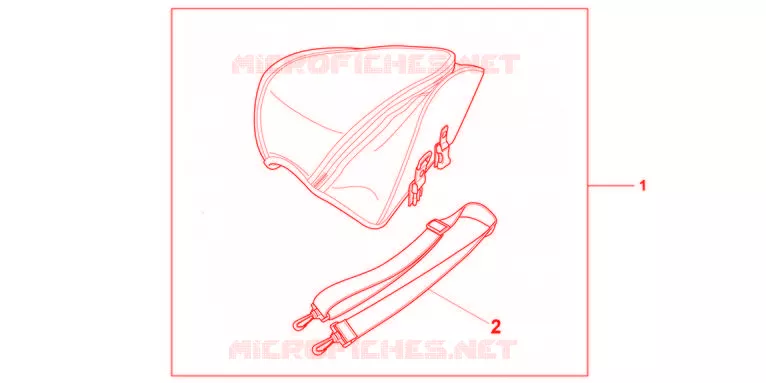 KIT SAC DE SELLE Honda MOTO 600 HORNET 2012  CB600FC