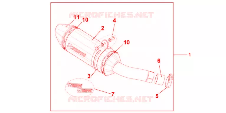 SILENCIEUX TITANE Honda MOTO 600 HORNET 2012  CB600FC