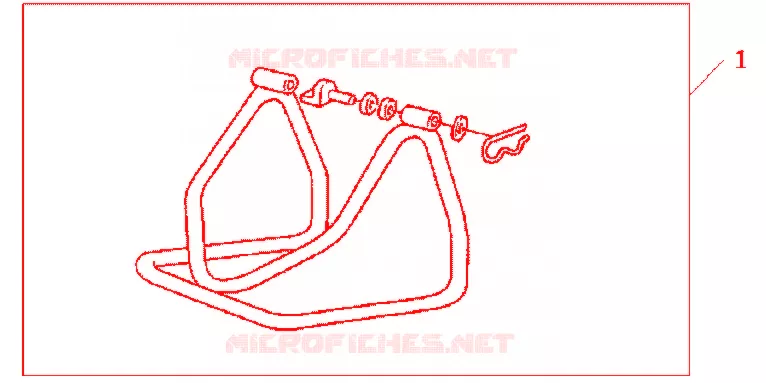 BEQUILLE DE STAND Honda MOTO 600 HORNET 2012  CB600FC
