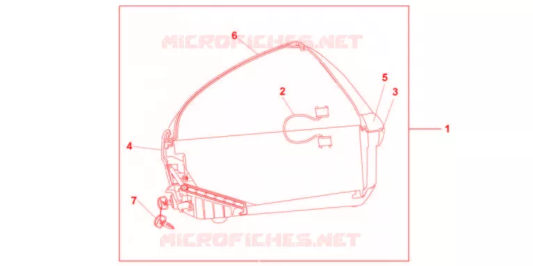 TOP CASE 45L SWORD SILVER MET Honda MOTO 1000 CBF 2014  CBF1000FAC