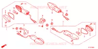CLIGNOTANT pour Honda CBR 125 BLACK de 2012