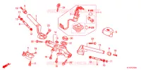 GUIDON   TE DE FOURCHE pour Honda CBR 125 BLACK de 2012