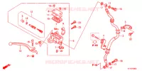 MAITRE CYLINDRE DE FREIN AVANT pour Honda CBR 125 BLACK de 2012