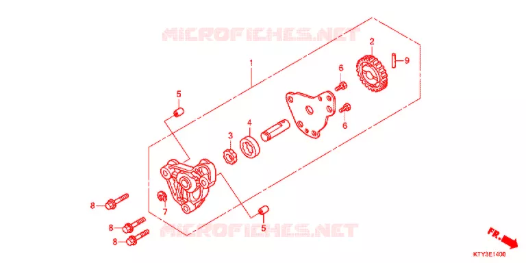 POMPE A HUILE Honda MOTO 125 CBR 2012  CBR125RSC