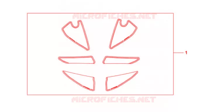 KIT DECO RACING Honda MOTO 600 CBR 2012  CBR600RRC
