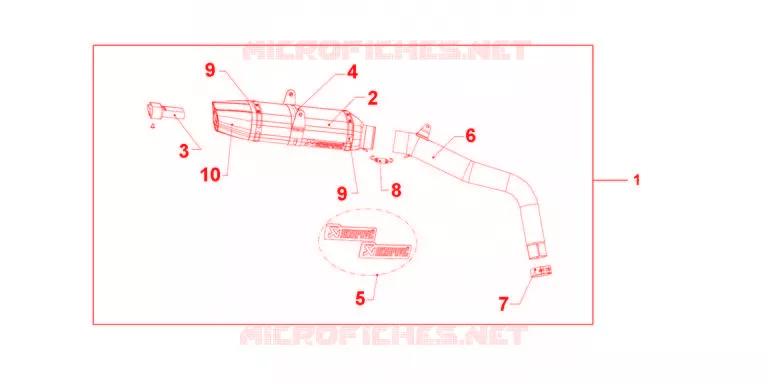 SILENCIEUX TITANE Honda MOTO 600 CBR 2012  CBR600RRC