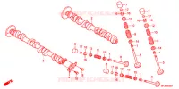 ARBRE A CAMES   SOUPAPE pour Honda CBR 600 RR NOIRE de 2012