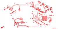 FAISCEAU SECONDAIRE pour Honda CBR 600 RR NOIRE de 2012