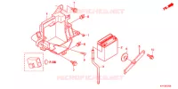 BATTERIE (1) pour Honda CB1 125 RUEDAS FUNDIDAS de 2012