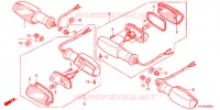 CLIGNOTANT pour Honda CB1 125 RUEDAS FUNDIDAS de 2012
