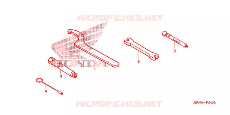 OUTIL Honda MOTO 250 CRF 2012  CRF250XC