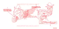 AUTOCOLLANTS pour Honda S WING 125 de 2012