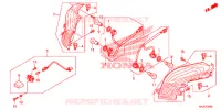 FEUX ARRIERE pour Honda S WING 125 de 2012