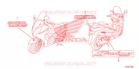 AUTOCOLLANTS pour Honda S WING 125 de 2012