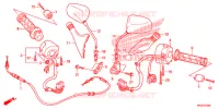 COMMODO   CABLE   RETROVISEUR pour Honda S WING 125 de 2012