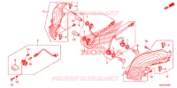 FEUX ARRIERE pour Honda S WING 125 de 2012