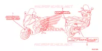 AUTOCOLLANTS pour Honda S WING 125 de 2012