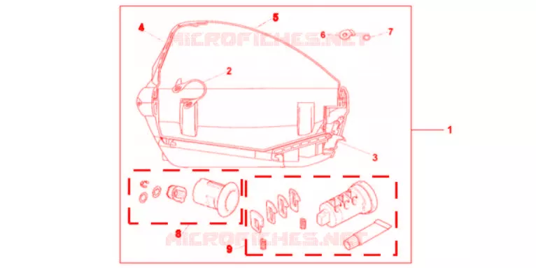 KIT 1 CLE *R151CU* Honda SCOOTER 700 INTEGRA 2012  NC700DC