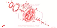 ROUE AVANT pour Honda NC 700 ABS 35KW de 2012