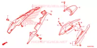 COUVERCLES LATERAUX pour Honda NC 700 ABS 35KW de 2012