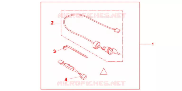 PRISE ACCESSOIRES 12V Honda MOTO 700 NC 2012  NC700SAC