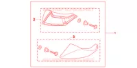 DEFLECTEURS DE PIEDS pour Honda NC 700 ABS DCT de 2012