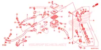 MAITRE CYLINDRE DE FREIN ARRIERE (NC700SA/SD) pour Honda NC 700 ABS DCT de 2012