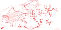 SELLE pour Honda NC 700 ABS DCT de 2012