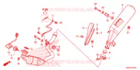 SILENCIEUX D'ECHAPPEMENT pour Honda NC 700 ABS DCT de 2012