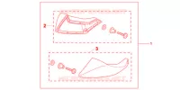 DEFLECTEURS DE PIEDS pour Honda NC 700 X ABS de 2012