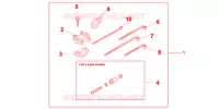 KIT FIXATION GPS pour Honda NC 700 X ABS de 2012