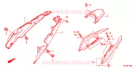 COUVERCLES LATERAUX pour Honda NC 700 X ABS de 2012