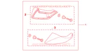 DEFLECTEURS DE PIEDS pour Honda NC 700 X ABS de 2012
