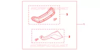 DEFLECTEURS DE PIEDS pour Honda NC 700 X ABS de 2012
