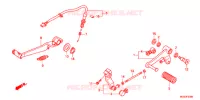 PEDALE pour Honda NC 700 X ABS de 2012