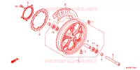 ROUE AVANT pour Honda NC 700 X ABS de 2012
