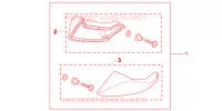 DEFLECTEURS DE PIEDS pour Honda NC 700 X ABS de 2012