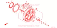 ROUE AVANT pour Honda NC 700 X 35KW de 2012